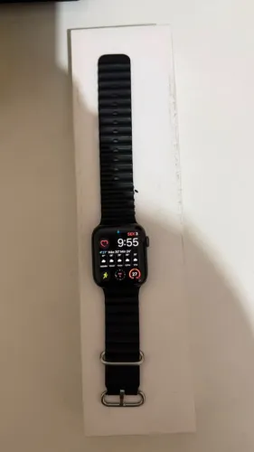 Apple Watch SE 1ª Geração 44 mm com caixa e cabo original