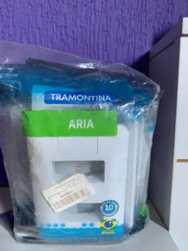 Kit 10 Placas 4x2 2 Postos Afastados Espelho Tramontina Aria