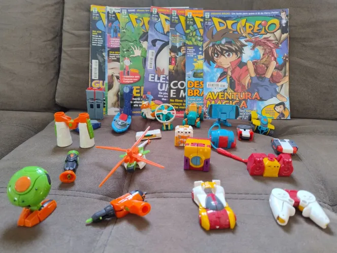 Coleção Cyberbots Completa Revista Recreio 