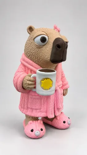 Capivara com sono em Impressão 3D
