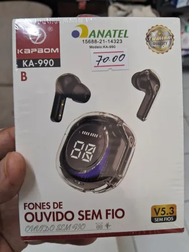 Fone de Ouvido Bluetooth Kapbom KA-990