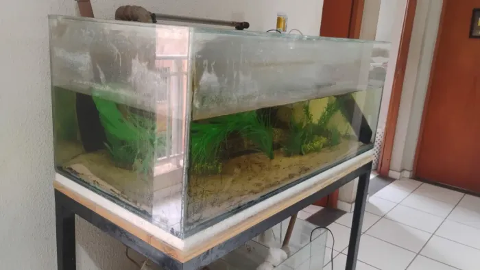 Vendo aquário 200l com sump, móvel de Metalon e bomba de 2000l/h