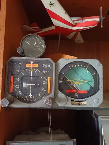 Instrumentos de aviação para decoração