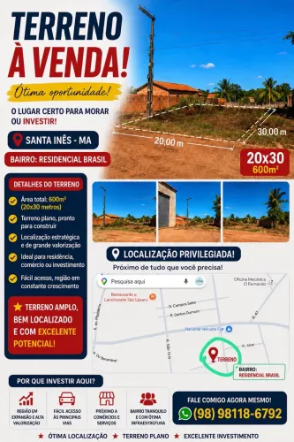 Terreno 20x30
