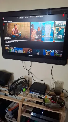 Tv philips 34 polegadas otimo estado som alto