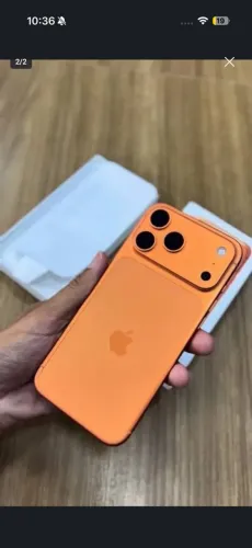 iPhone 17 pro laranja pouco usado