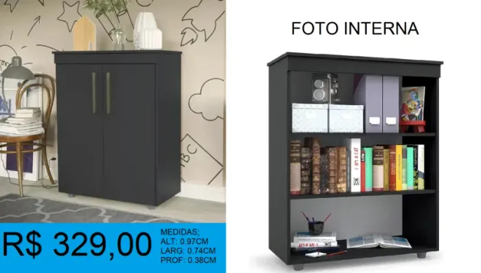 ARMARIO MULTI FUNCIONAL PEQUENO - ENTREGA GRATIS 