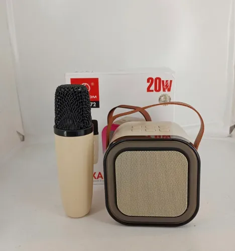 Kit Karaoke Caixa de Som + Microfone