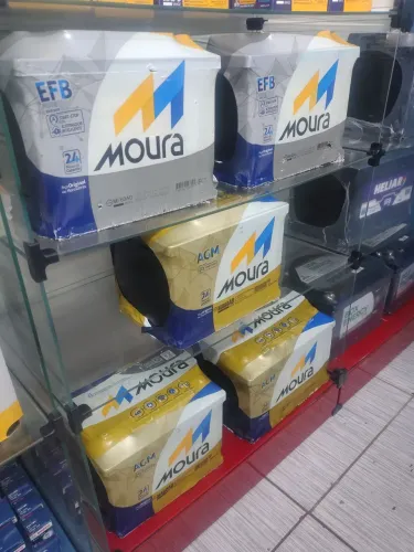 Bateria Moura EFB e AGM para veículos Start Stop - Baterias Moura com  2 anos de garantia 