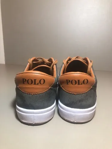 tênis polo ralph lauren cinza