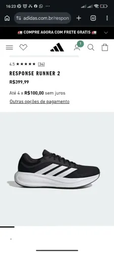 TÊNIS ADIDAS RESPONSE RUNNER 2
