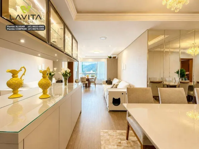 Apartamento Mobiliado com 2 dormitórios Sendo 1 Suíte à venda, 83 m² por R$ 529.000 - Bela
