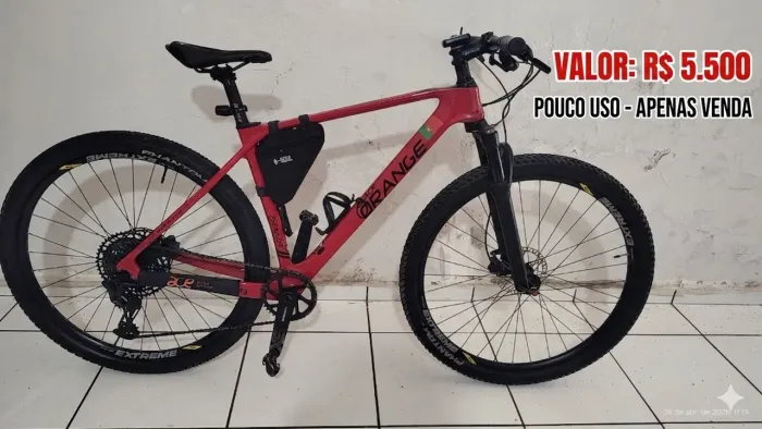 Título: Bicicleta Mountain Bike Black Orange - Aro 29, SRAM, Câmbio SRAM - R$ 5.500