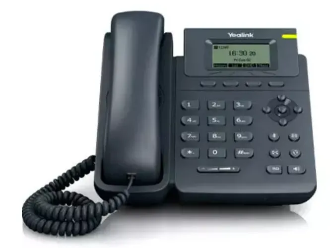 Telefone IP Yealink T19 - Sem POE - Kit com 7 aparelhos novos