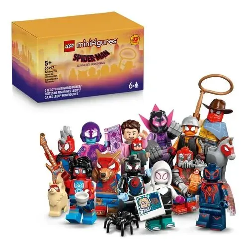 LEGO Minifigures Homem-aranha: Através do Aranhaverso - Pack de 6