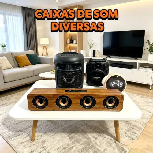 Caixinhas de som Bluetooth 