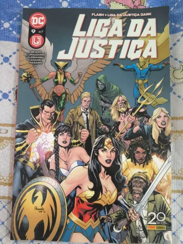 HQ liga da justiça dark e flash