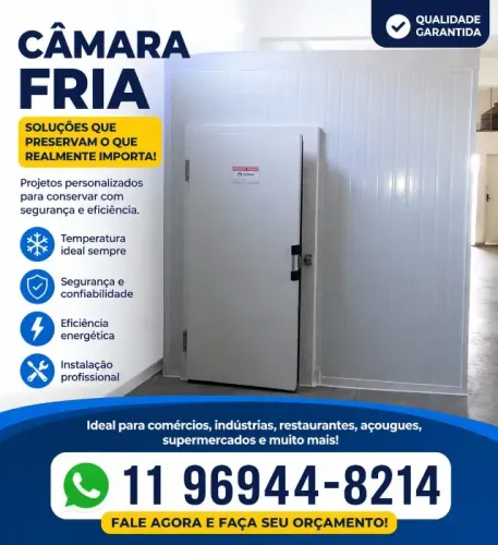 Câmara Fria para Congelados
