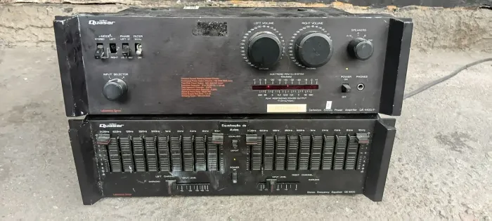 Vendo amplificador e equalizado da mesma linha quasar