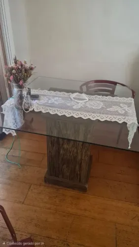 MESA DE VIDRO...PREÇO DESAPEGO