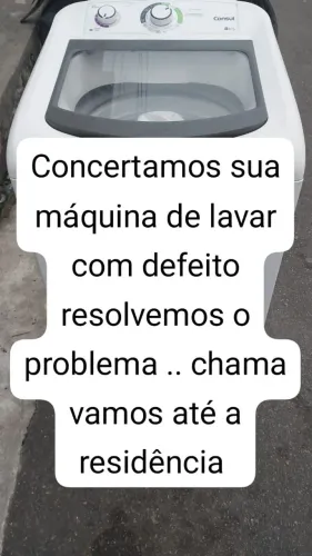 Comcertamos sua máquina de lavar com defeito em geral 