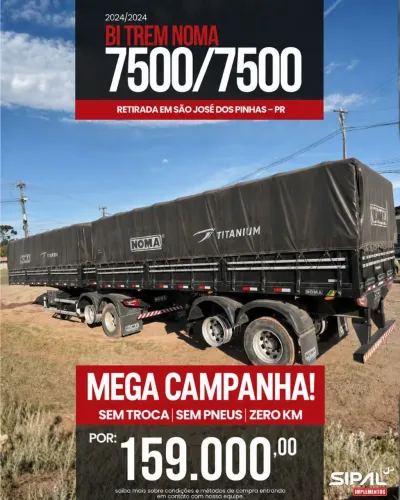 GRANELEIRA 7.100 E 7.500 ZERO KM