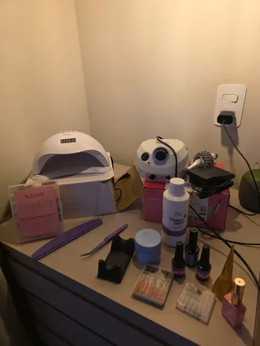 Kit unha de acrílica novo