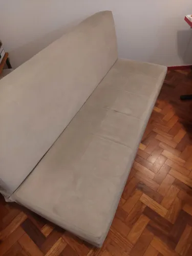 sofá cama 3 lugares com rodinha