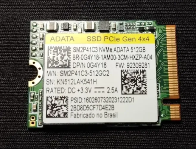 SSD Adata 512Gb NVMe