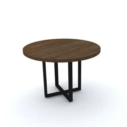 MESA DE REUNIÃO REDONDA INDUSTRIAL - LOJA IKONMIXOFFICE