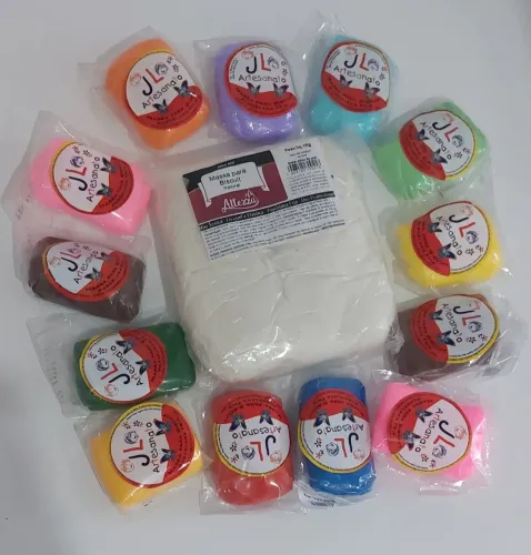 Kit 14 Massas Biscuit (Porcelana Fria)