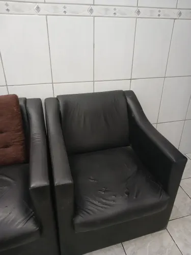 Poltrona para sala de espera em salão de beleza 