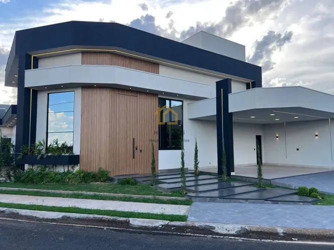 Terra Vista Residencial - Casa em Condomínio Terra Vista, com três suítes e 240m de constr