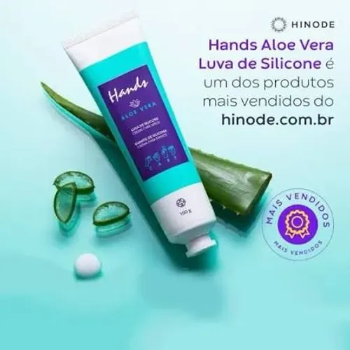 Creme luva de silicone Aloe Vera 100g Hinode 