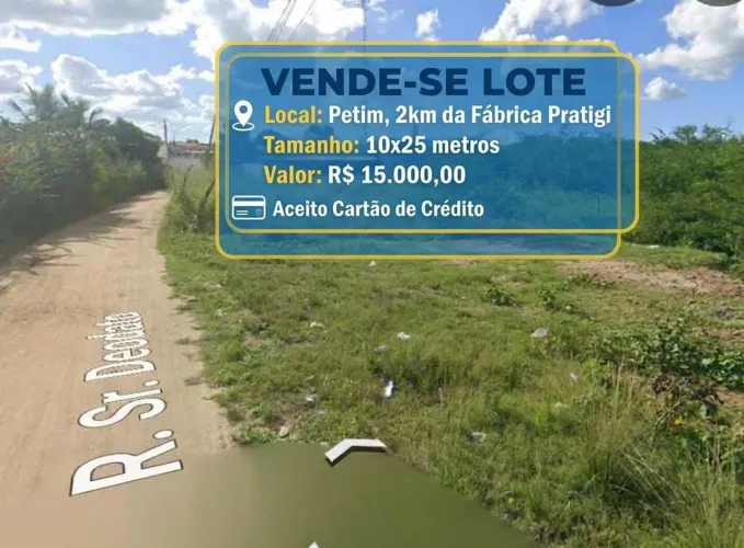Vendo Lote em Petim