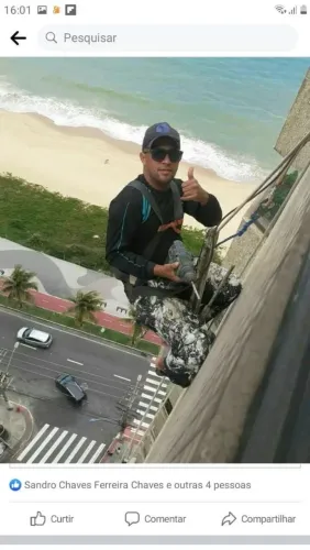 Balanceiro profissional e pintor de acabamento