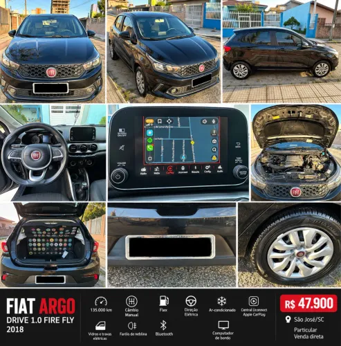 Fiat Argo Drive 1.0 6V Flex 2018