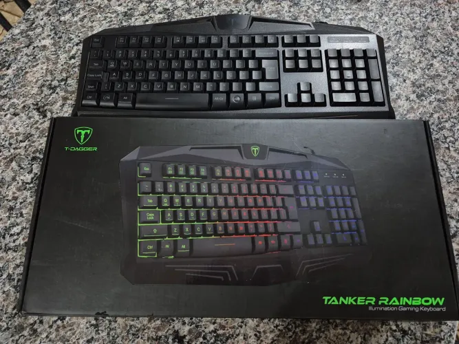 Teclado Gamer T-Dagger Tanker Rainbow