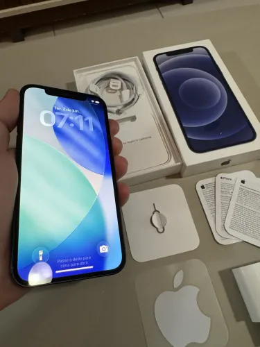 iPhone 12 256GB completo na caixa