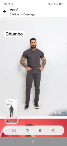 Calças estilo Esporte Fino