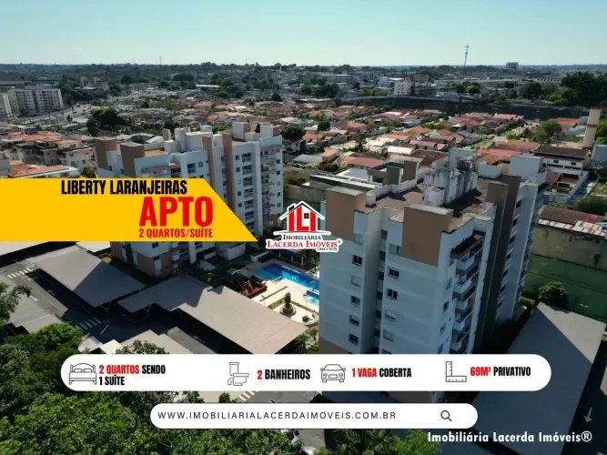 Liberty Residencial/ 02 Qts/ Suite/ 69m²/ 4º Andar/ 01 Vaga coberta