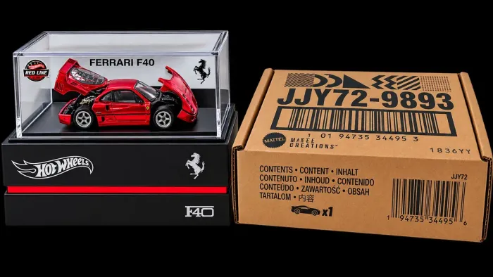 FERRARI HOTWHEELS F40 RLC