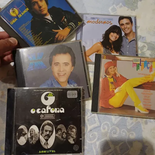 5cds de novelas da Globo malhação tempos modernos lua cheia de amor o cafona