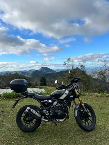 Triumph Scrambler 400 x - 2025 - Na garantia e revisada.