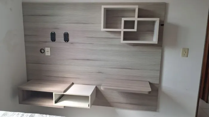 Painel de tv + rack suspenso