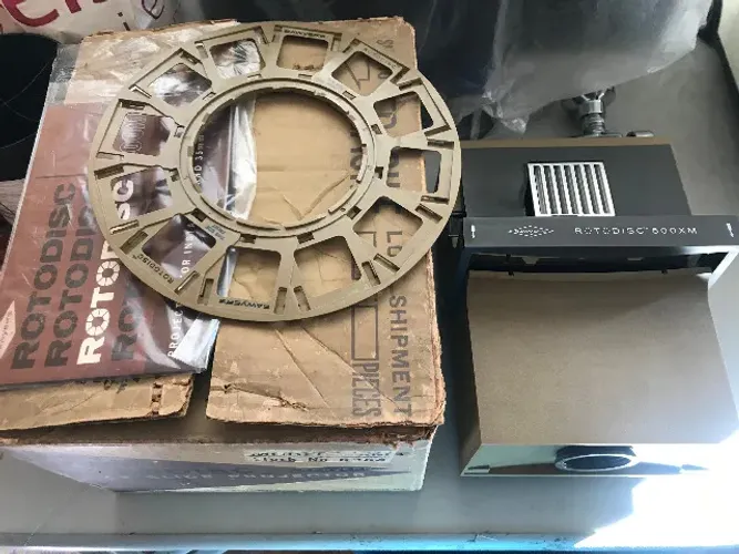 Projetor De Slides Rotativo Sawiers Rotodisc 500XM Anos 70