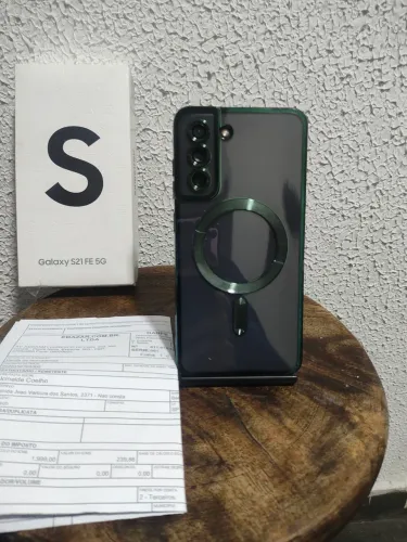 S 21 fé 128 gigas nota fiscal e caixa todo original