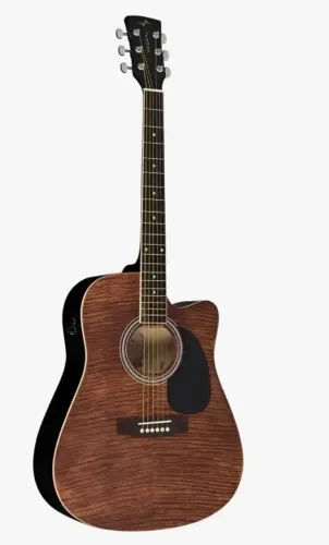 Violão Eletroacústico Aço Vogga VCK370 Mahogany Cutaway