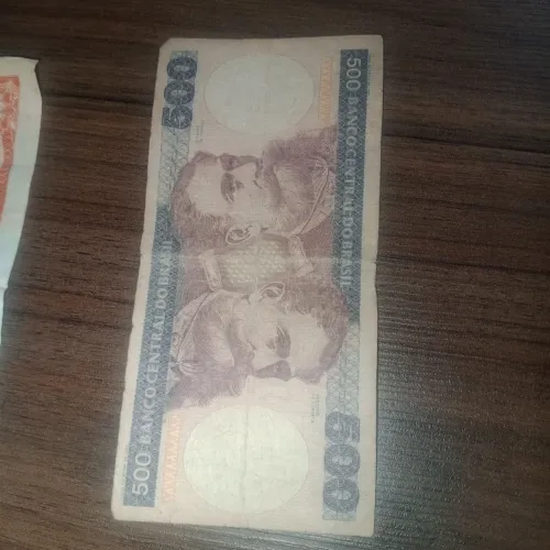 Notas antigas 20 notas no estado cruzado, cruzeiros 