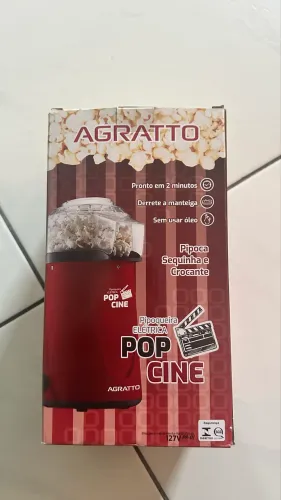 Pipoqueira Elétrica Agratto Ar Quente Vermelho 1200w 127v Vermelho 127v